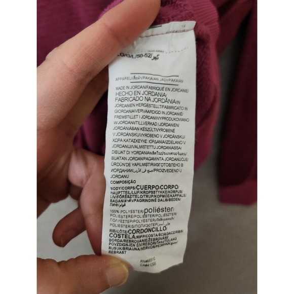 Under Armour Storm Coldgear Sweatshirt Mens L Mauve Long Sleeve Golf Fleece - Picture 6 of 9